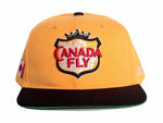 Yellow Canada Fly Snapback